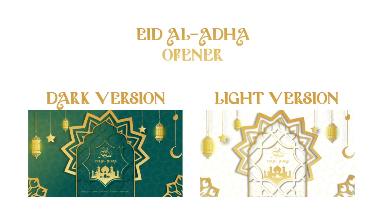 Eid Al-Adha Opener 2 in 1 | MOGRT