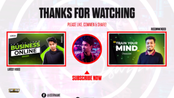 Clean YouTube End Screen Pack