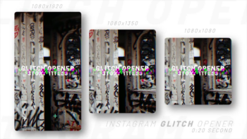 Instagram Glitch Opener