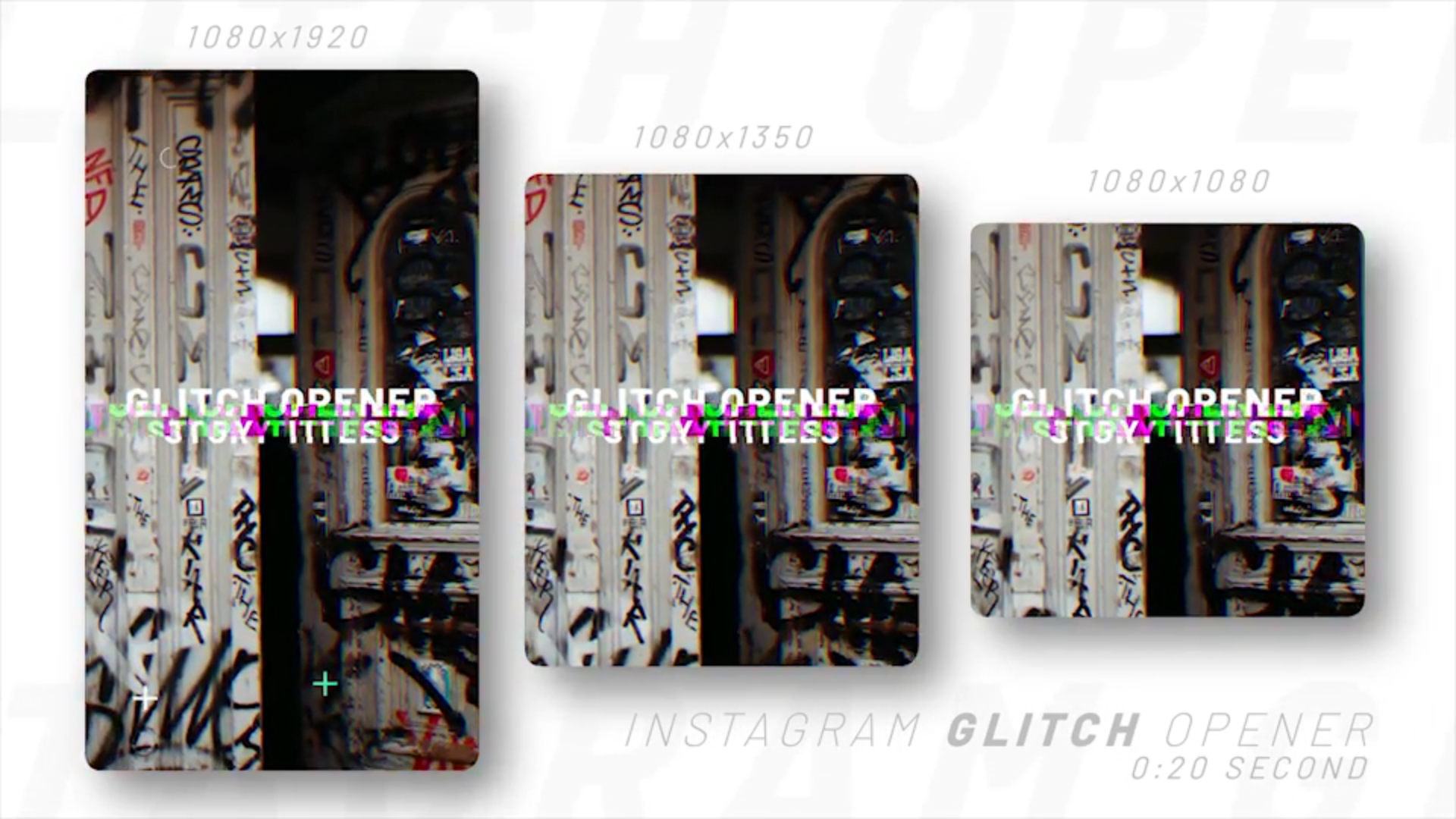 Instagram Glitch Opener