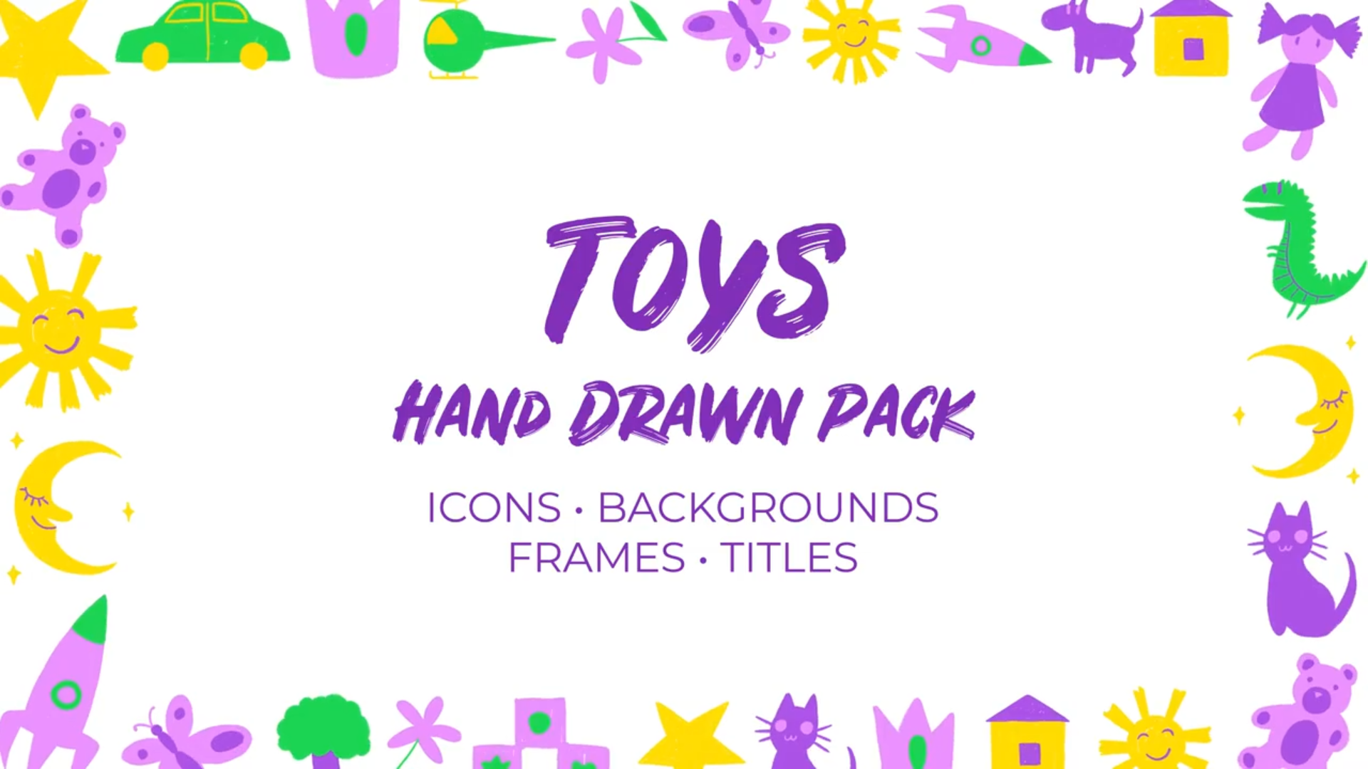 Toys Hand Drawn Pack