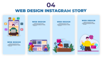 Web Design Development Instagram Story