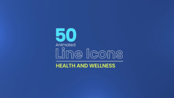 50 Animated Health and Wellness Line Icons