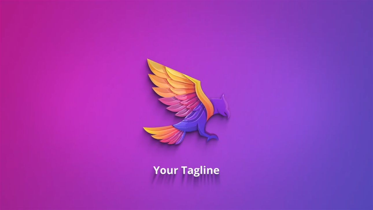 Clean 3D Logo Reveal