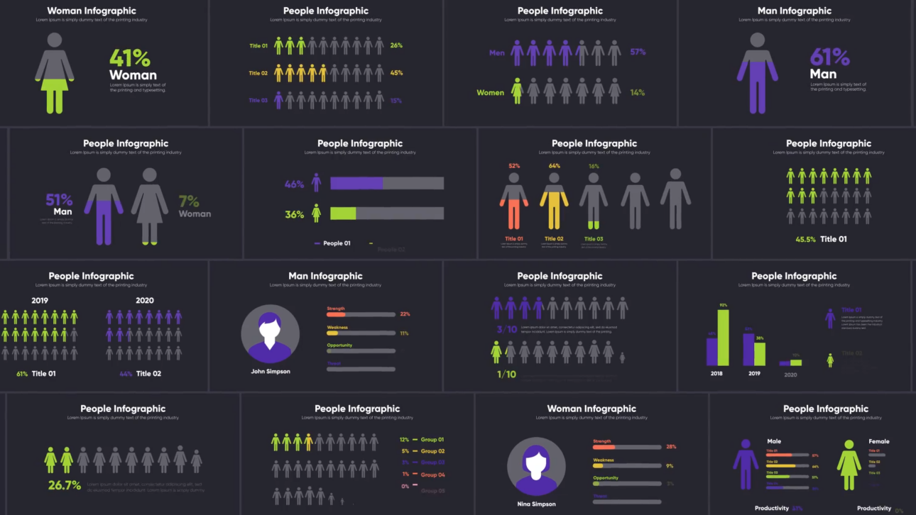 People Infographics
