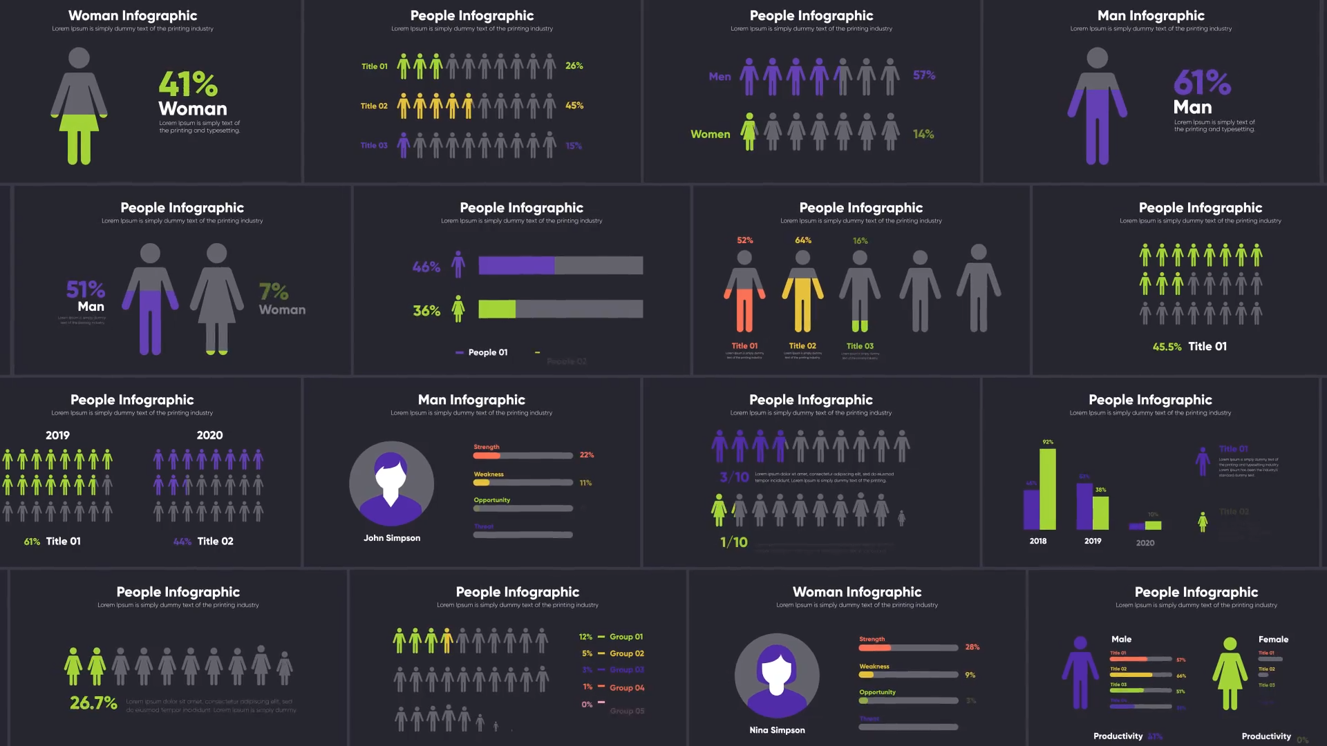 People Infographics