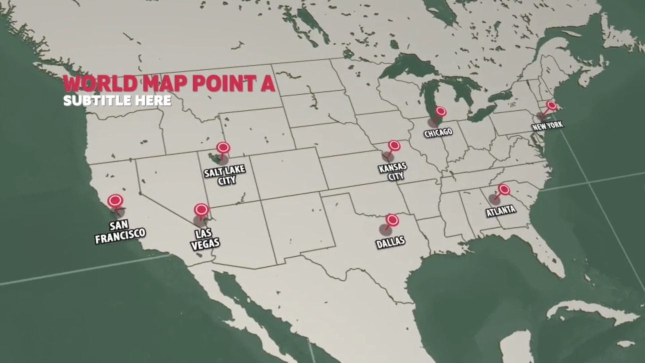World Map Infographic