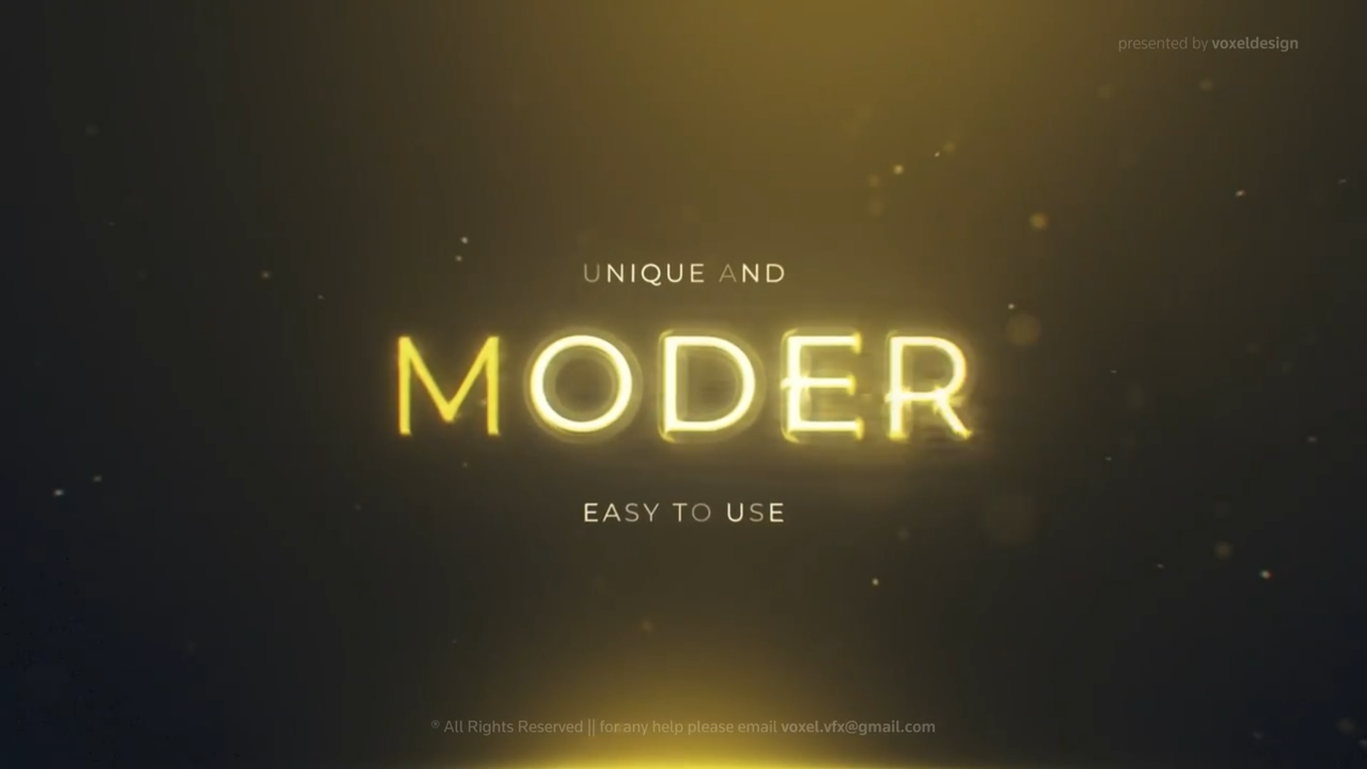 Neon Cinematic Titles