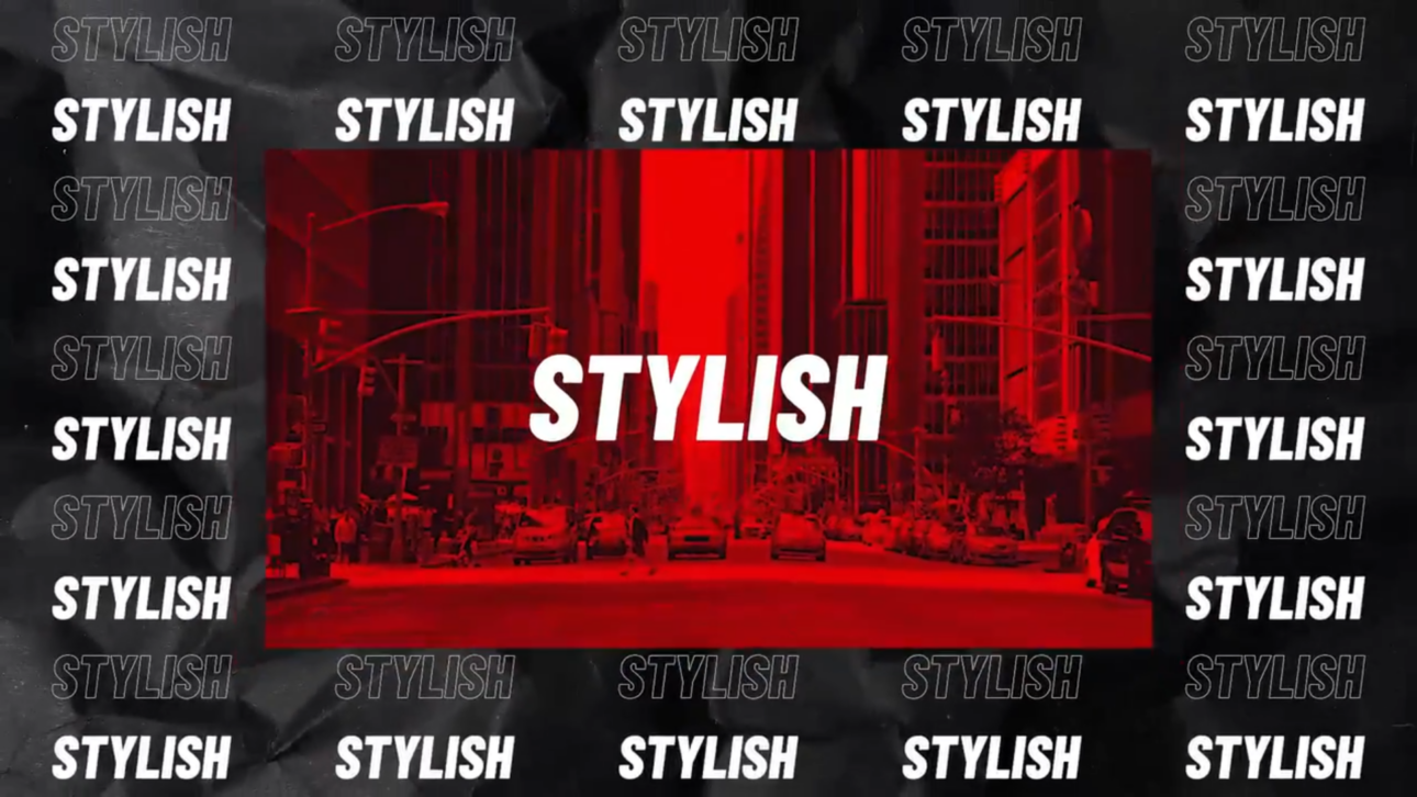 Dynamic Urban Media Opener Slideshow