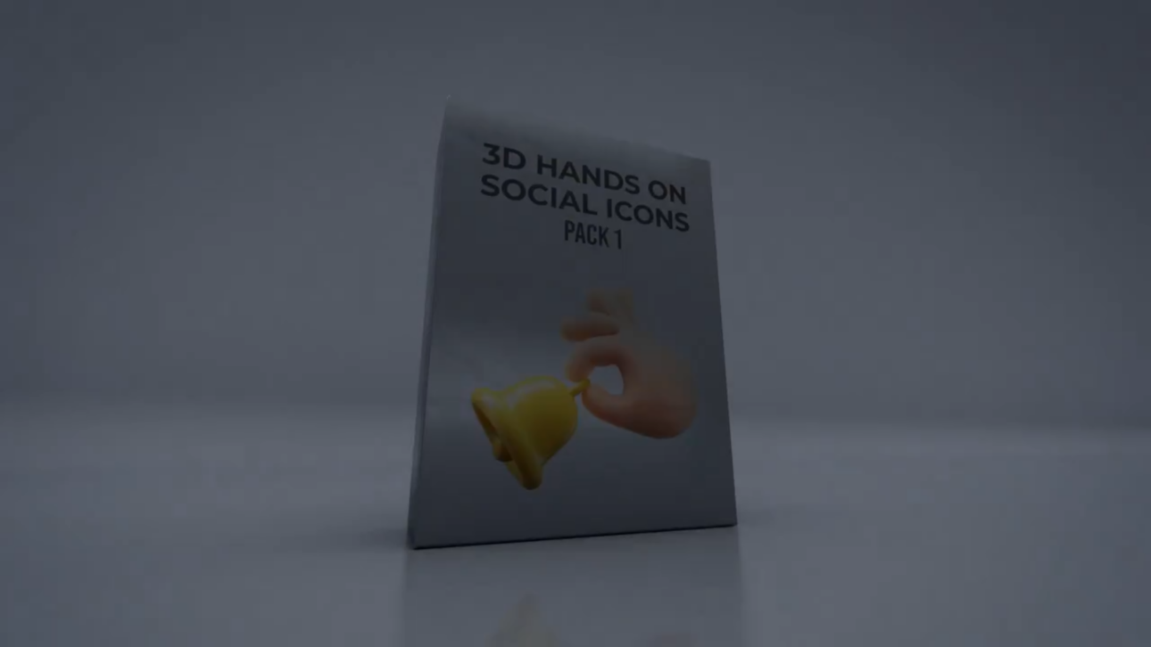3D Hands On Social Icons Pack 1