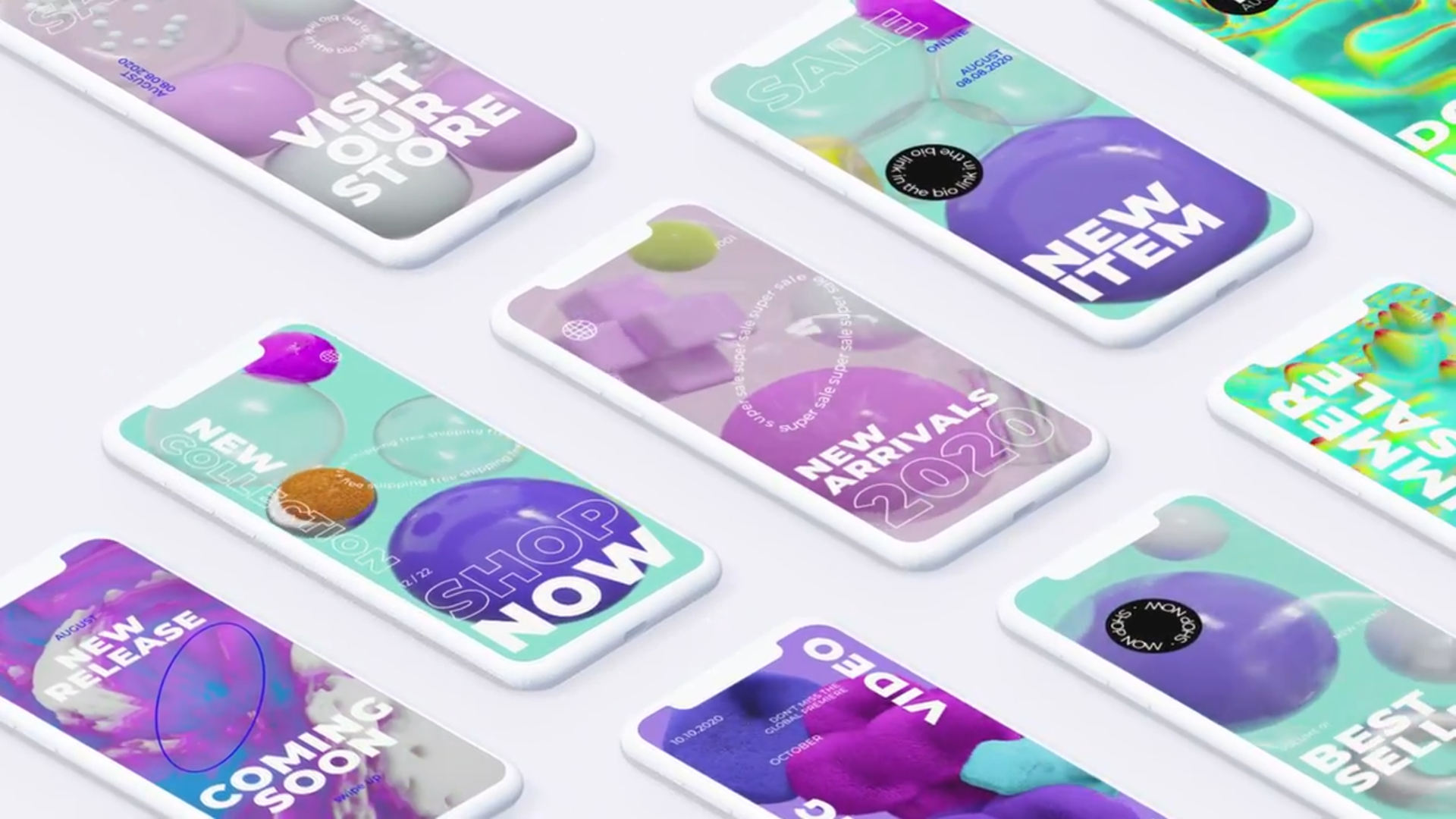 Abstract Instagram Stories