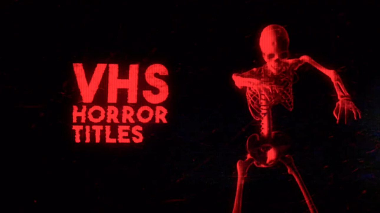 VHS Horror Titles & Logo