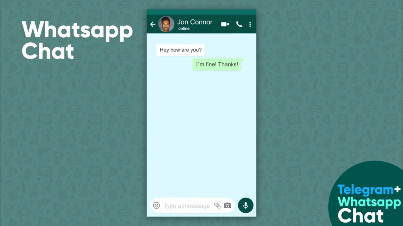 Whatsapp & Telegram Chat Kit