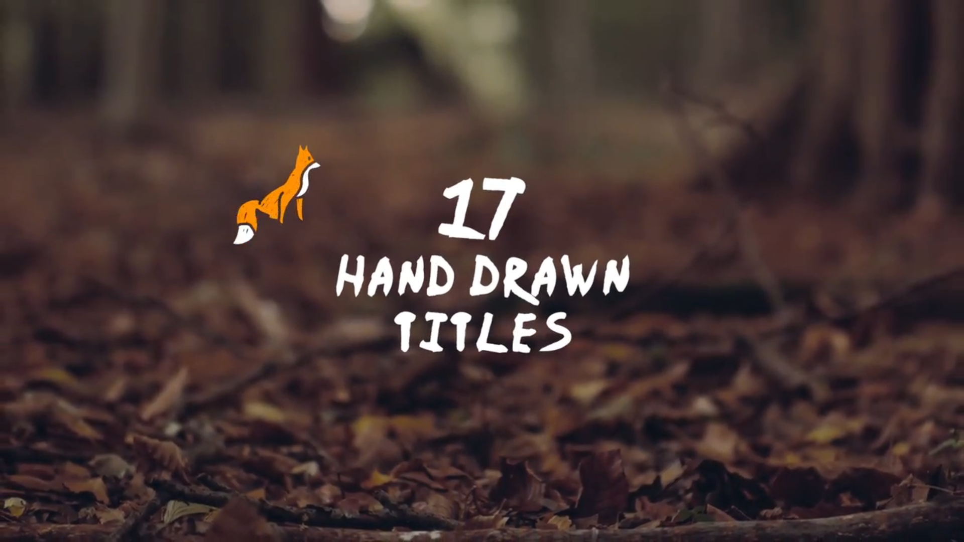 Autumn Nature Hand Drawn Titles