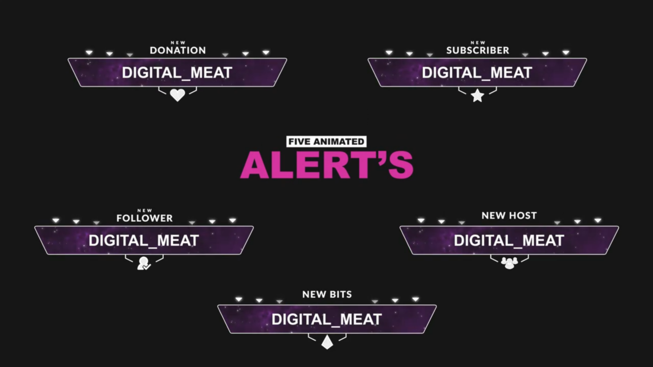 Stream Package - Overlays, Screens V4