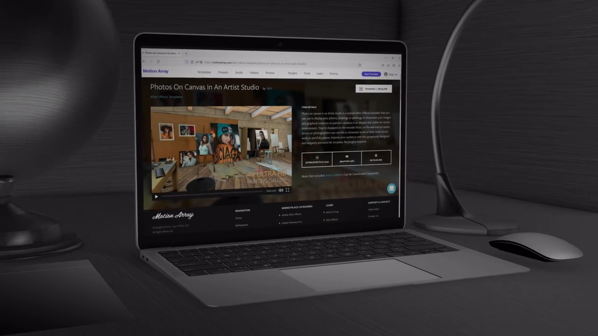 Laptop Website Promo