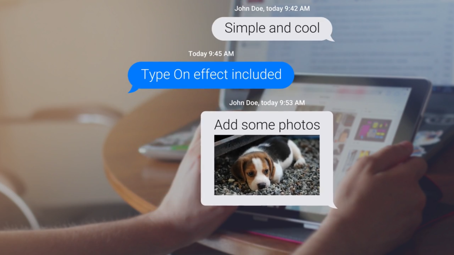 Text Messages And Mockups