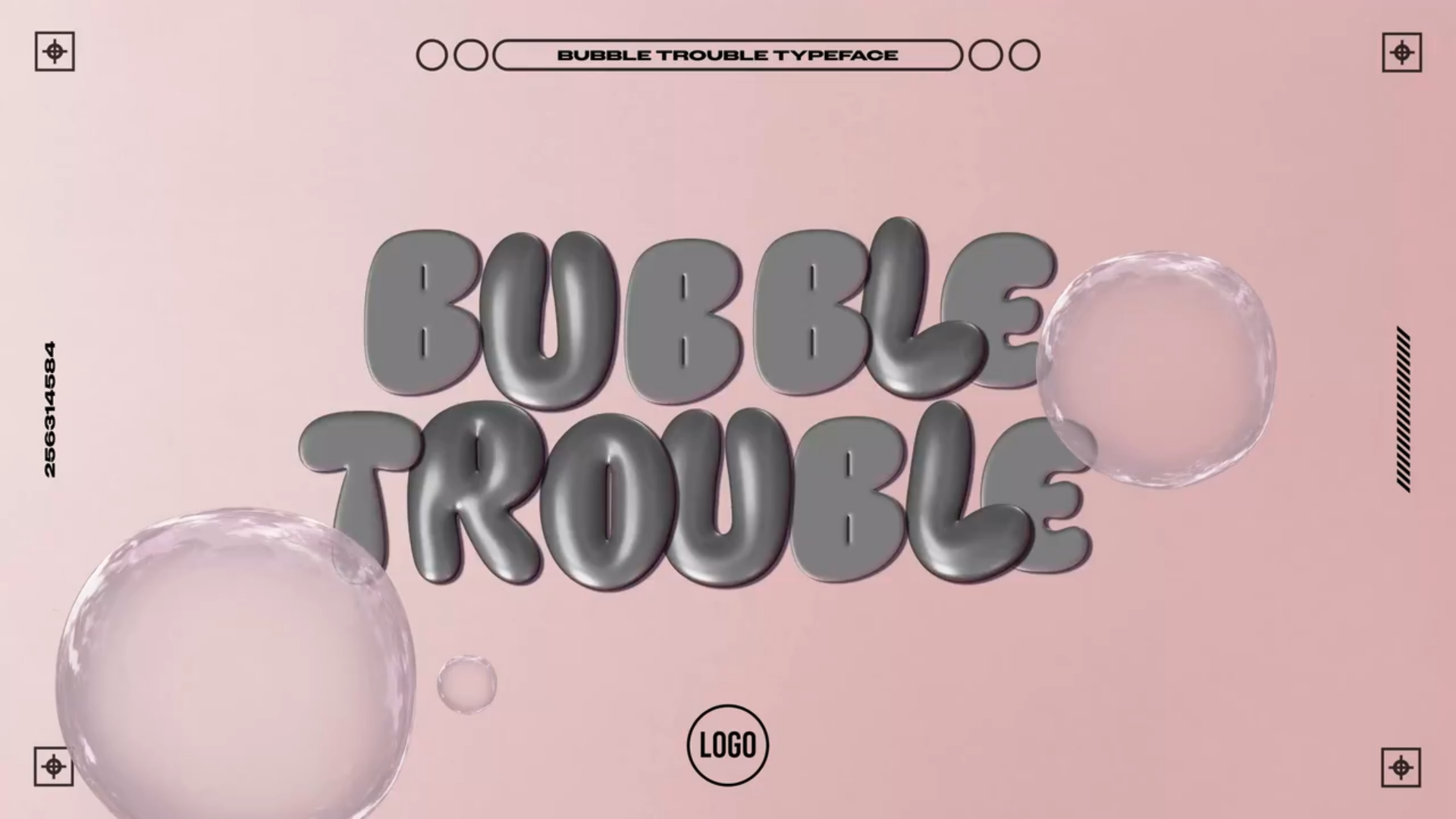 Bubble Trouble Typeface
