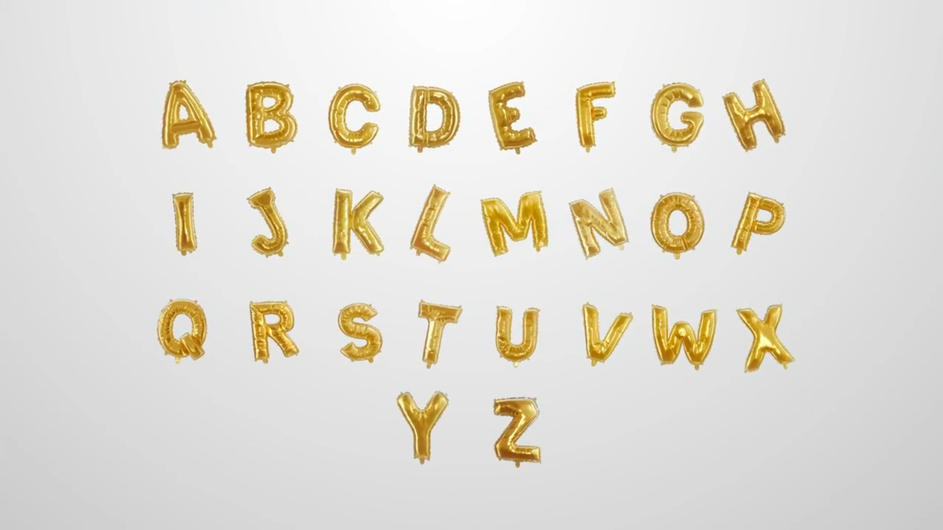 Balloon Alphabet