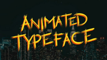 Anarchy Animated Typeface