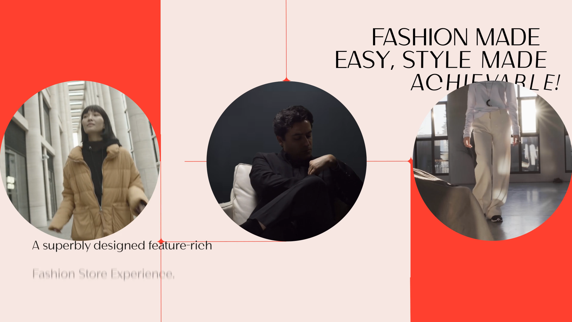 Minimalistic Fashion Slides