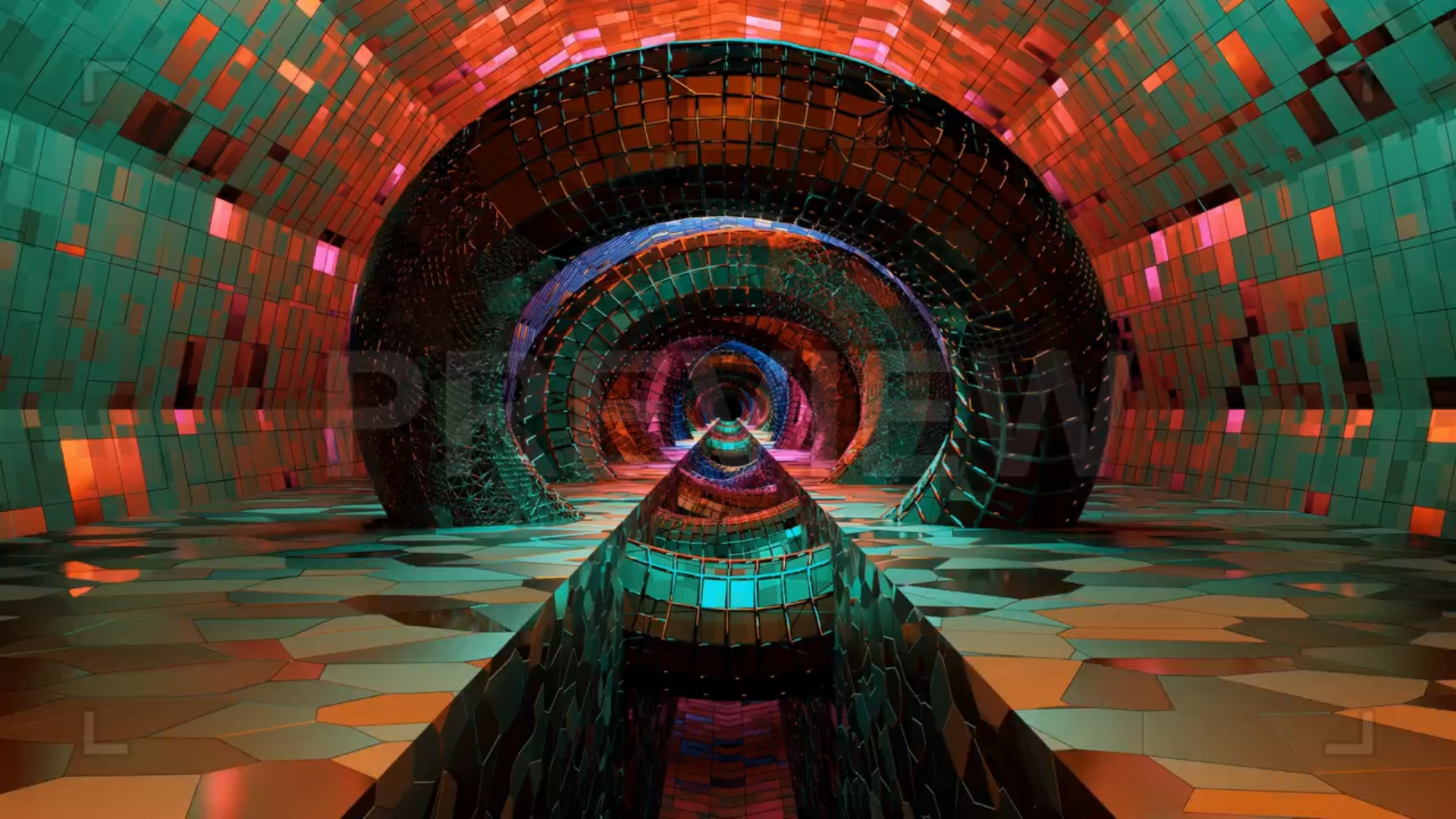 video-capture-0.00seg-6477 Endless Shimmering Tunnel Loop