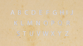 Beams & Points Alphabet