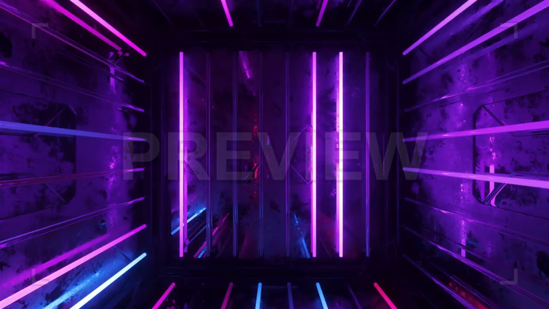 Rotating Neon Room VJ Loop