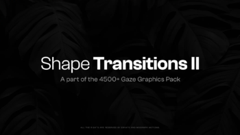 10 Shape Transitions II