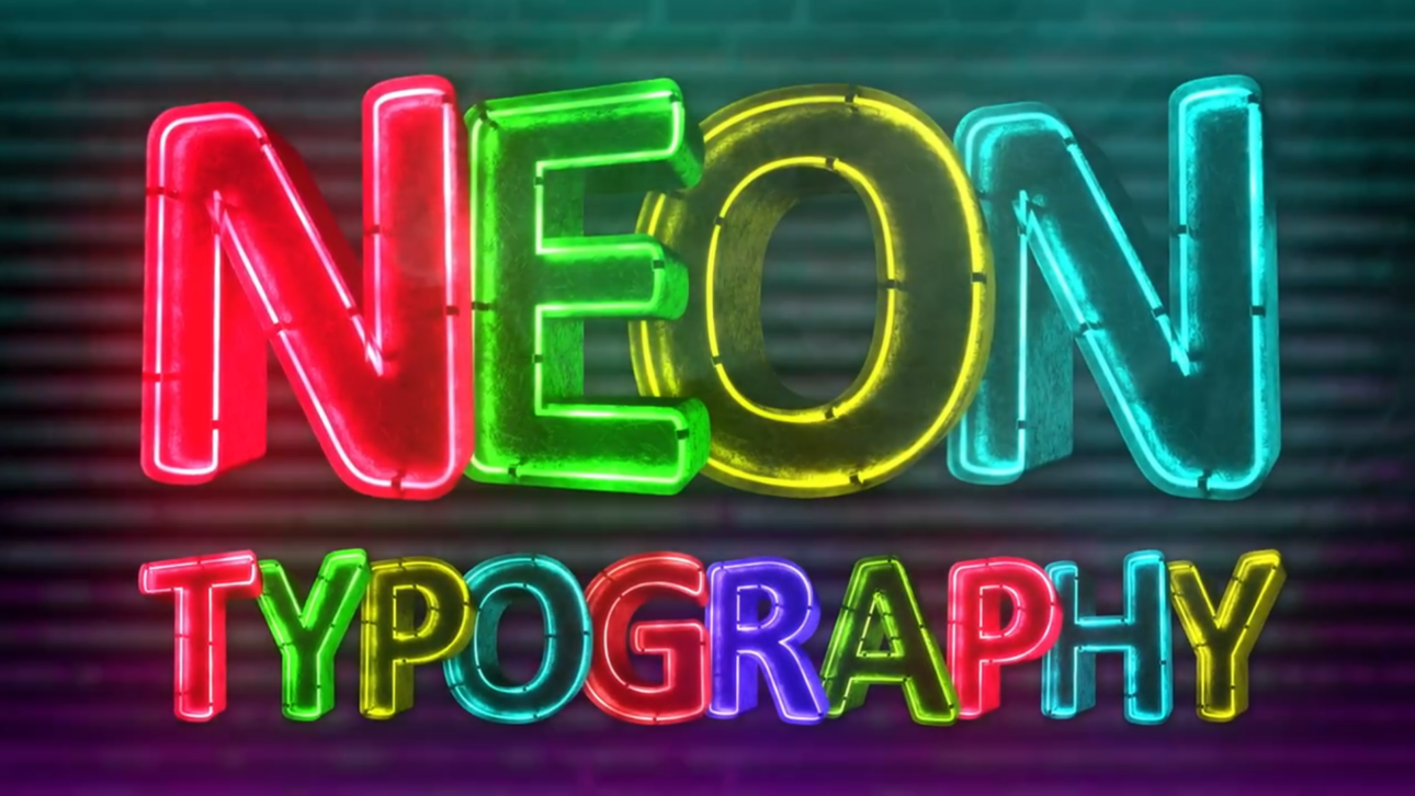 Neon Typography