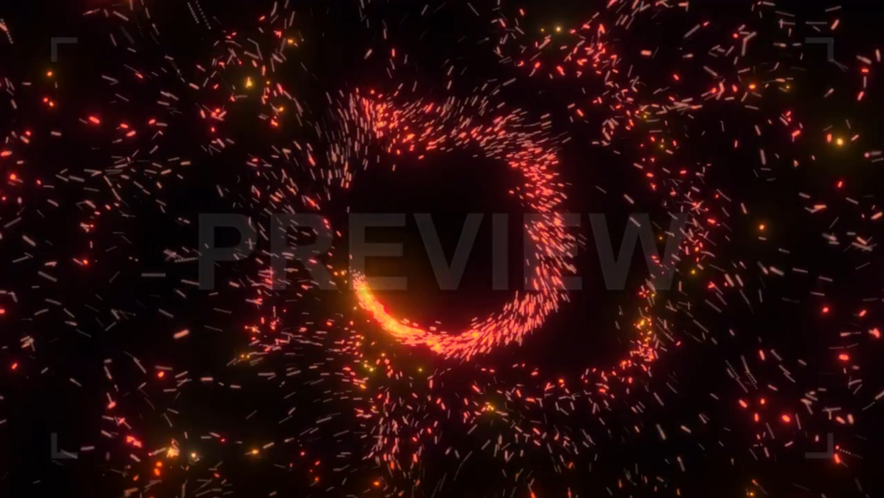 Fire Particles Swirl