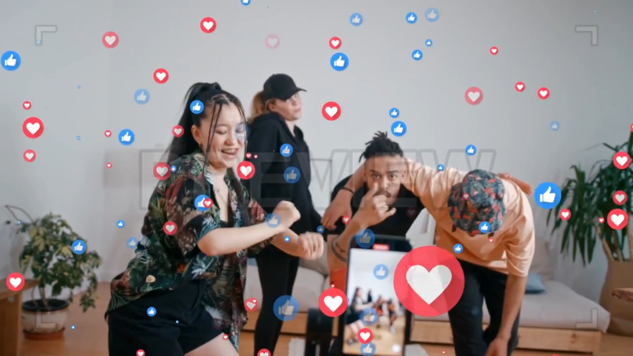 Likes And Hearts Overlay