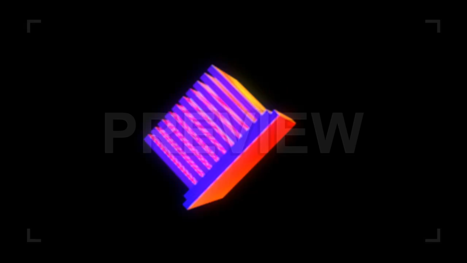 Pack Of 3D PC Parts On Black