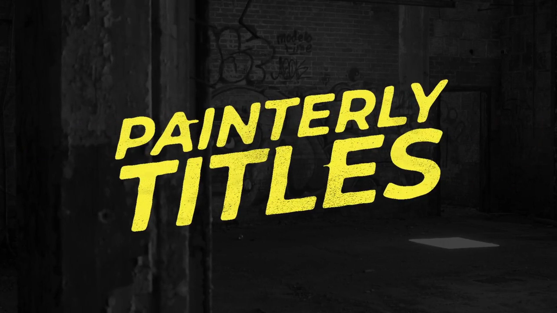 Painterly Titles