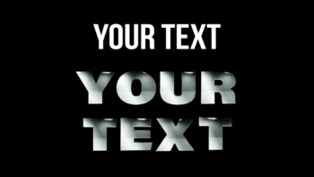 Action Metal Typography