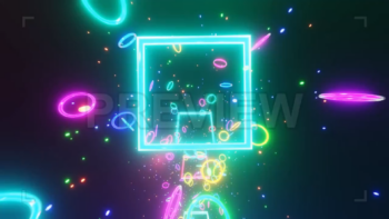 video-capture-0.00seg-266 Neon Squares And Rings Loop