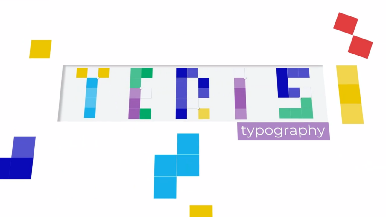 Teris Typeface Pixels
