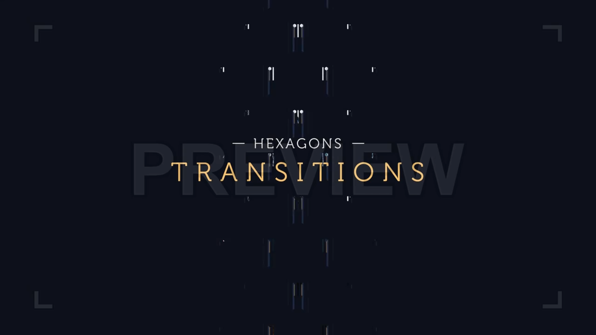 Pack Of Corporate Hexagon Transitions