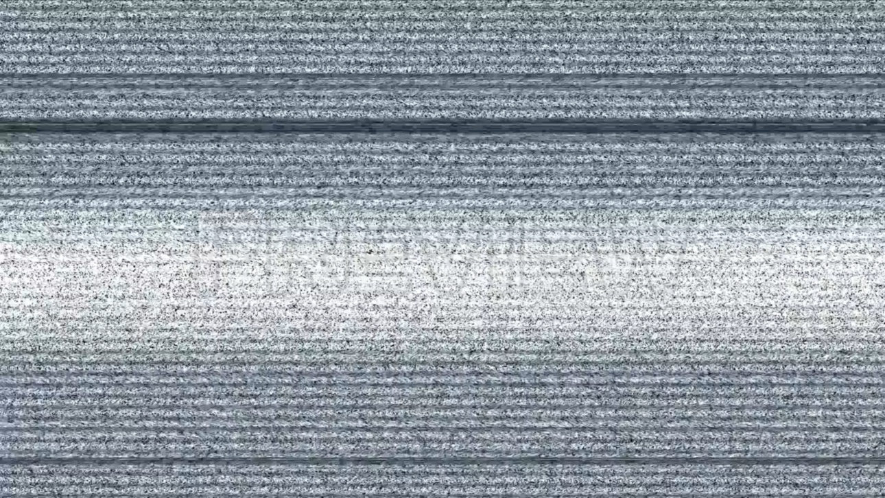 Interlaced Lines With TV Static