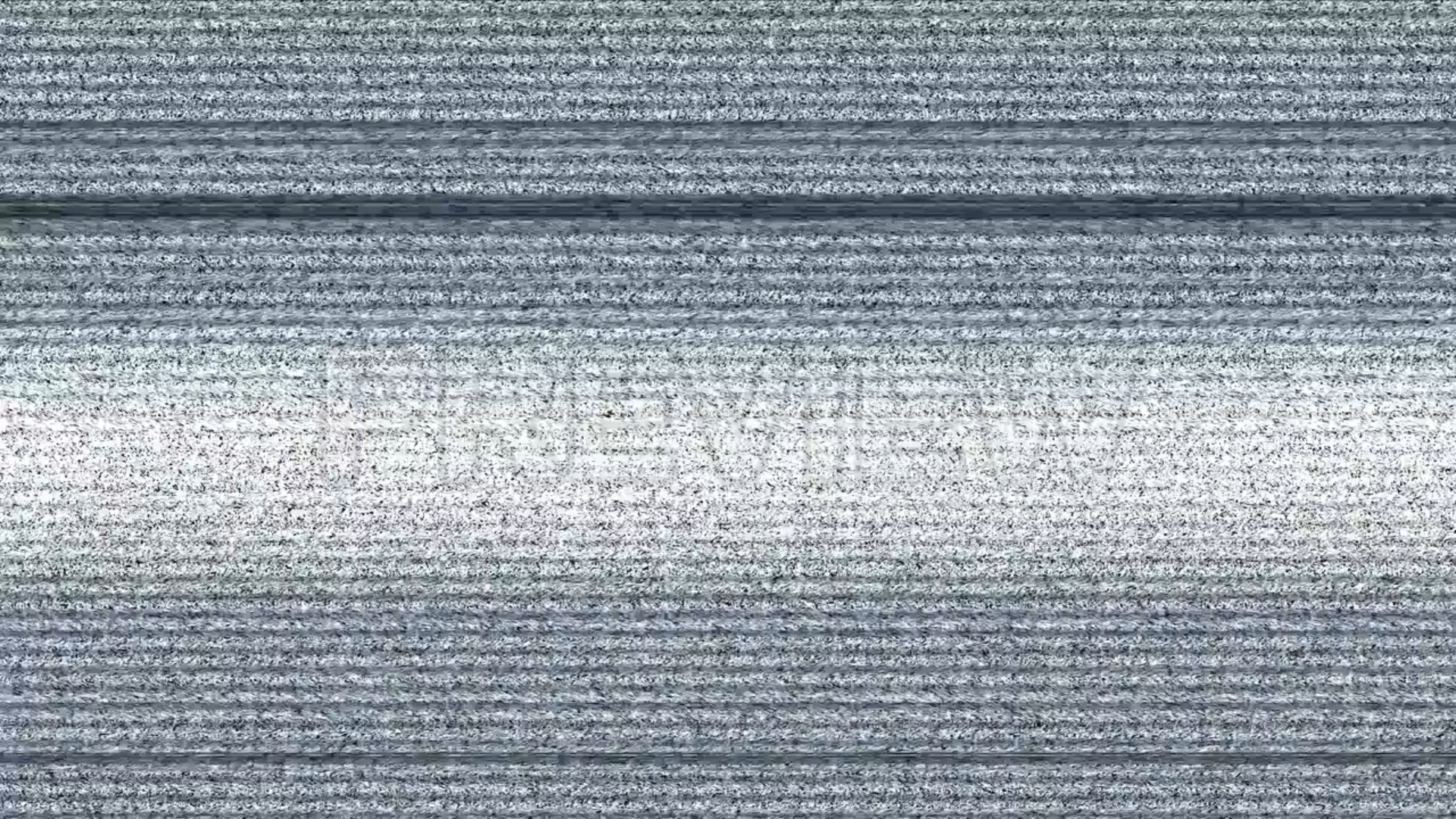 Interlaced Lines With TV Static
