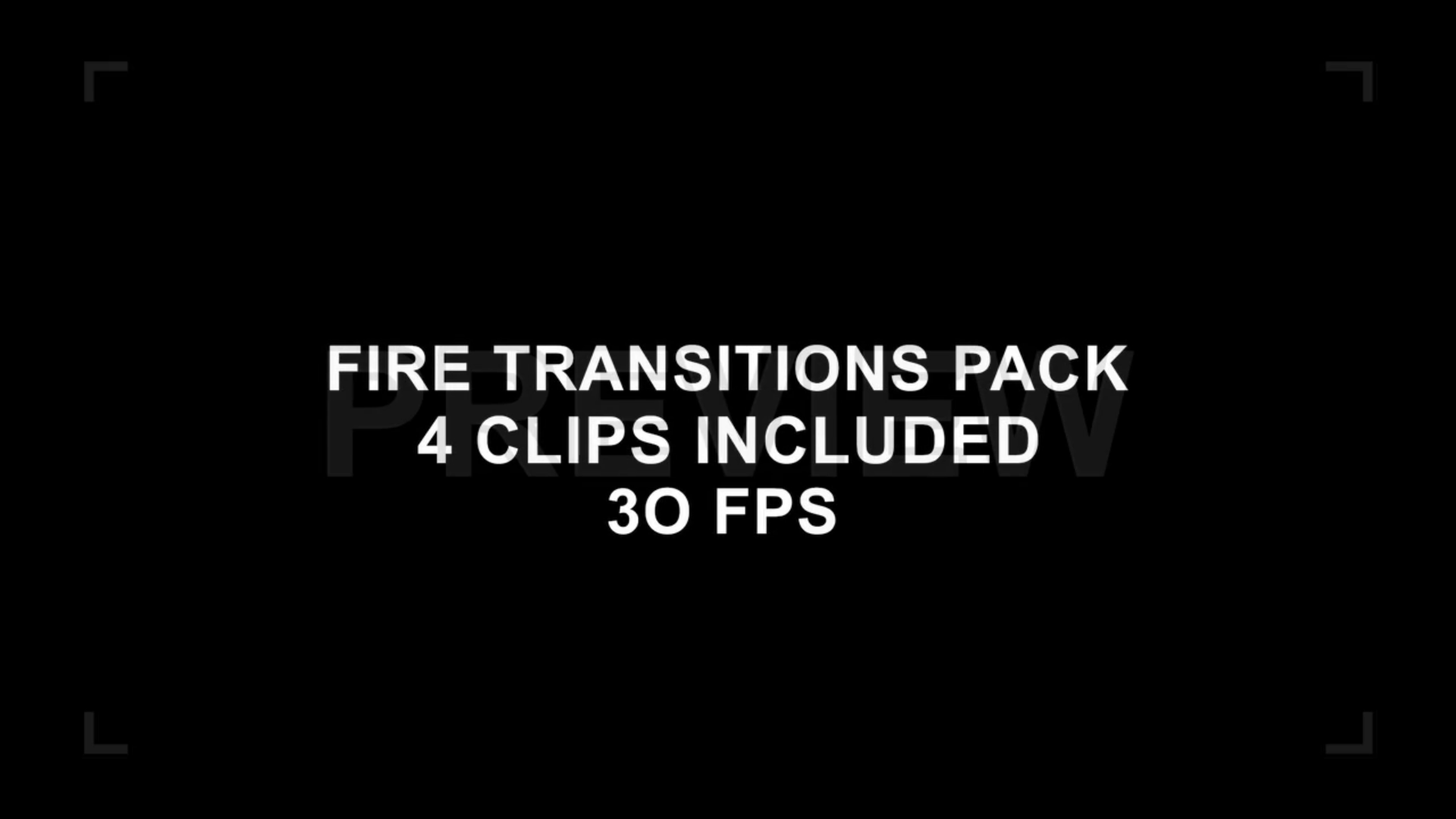 Pack Of Fire Transitions