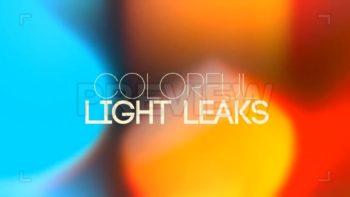 Pack Of Colorful Light Leaks