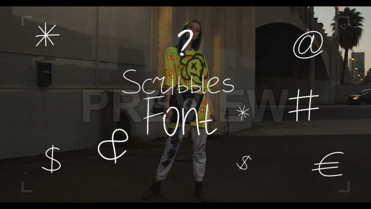 Pack Of Scribble Fonts