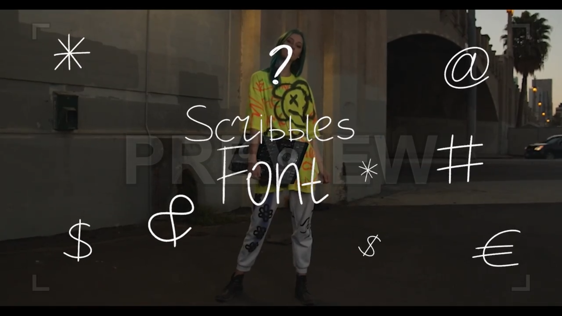 Pack Of Scribble Fonts