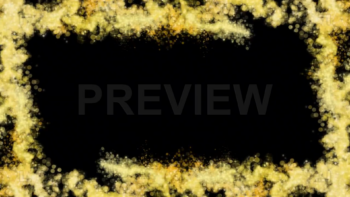 Golden Trails Frame On Alpha