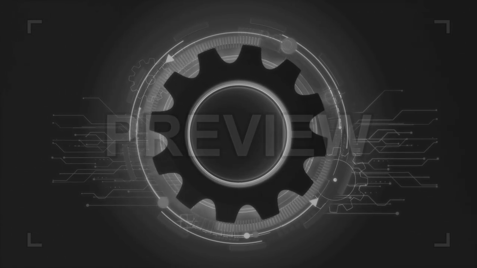 HUD Gears Logo Background Pack
