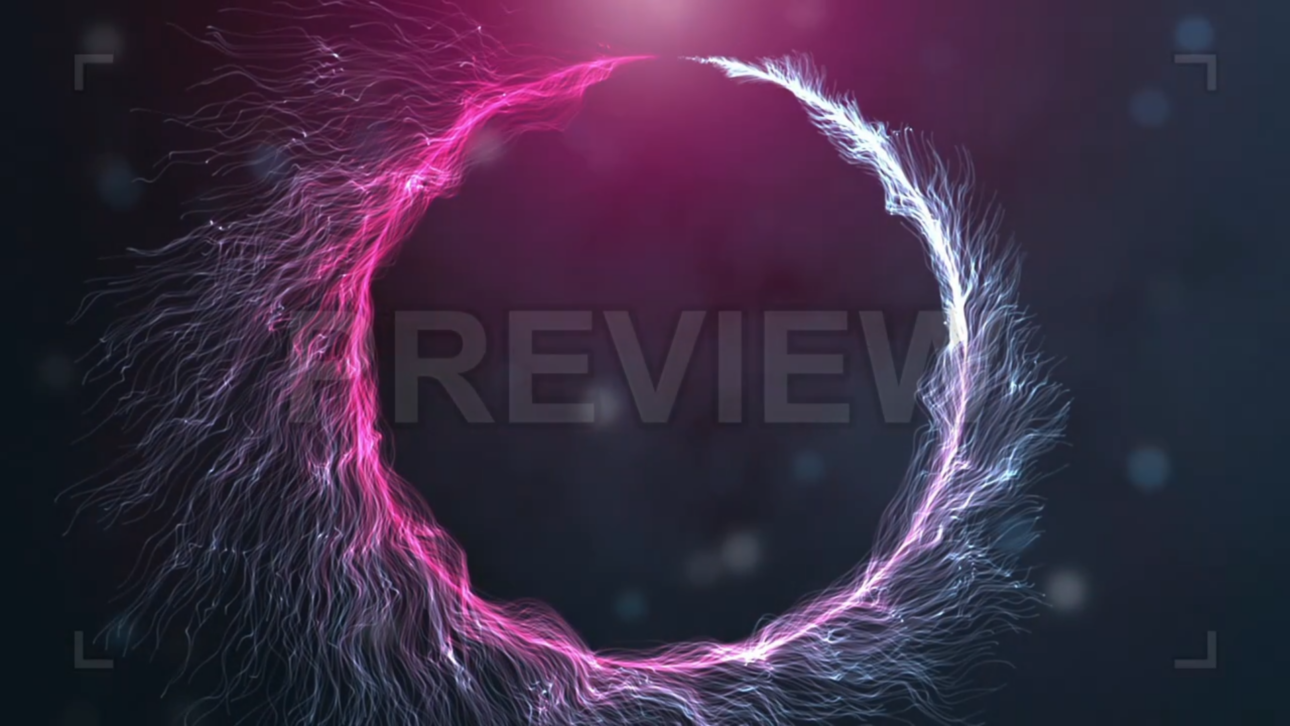 Colorful Particle Fibers Frame