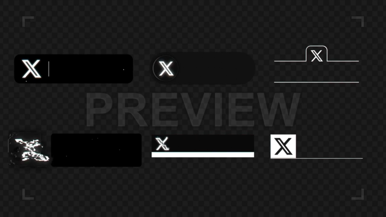 Pack Of Social Media Lower Thirds