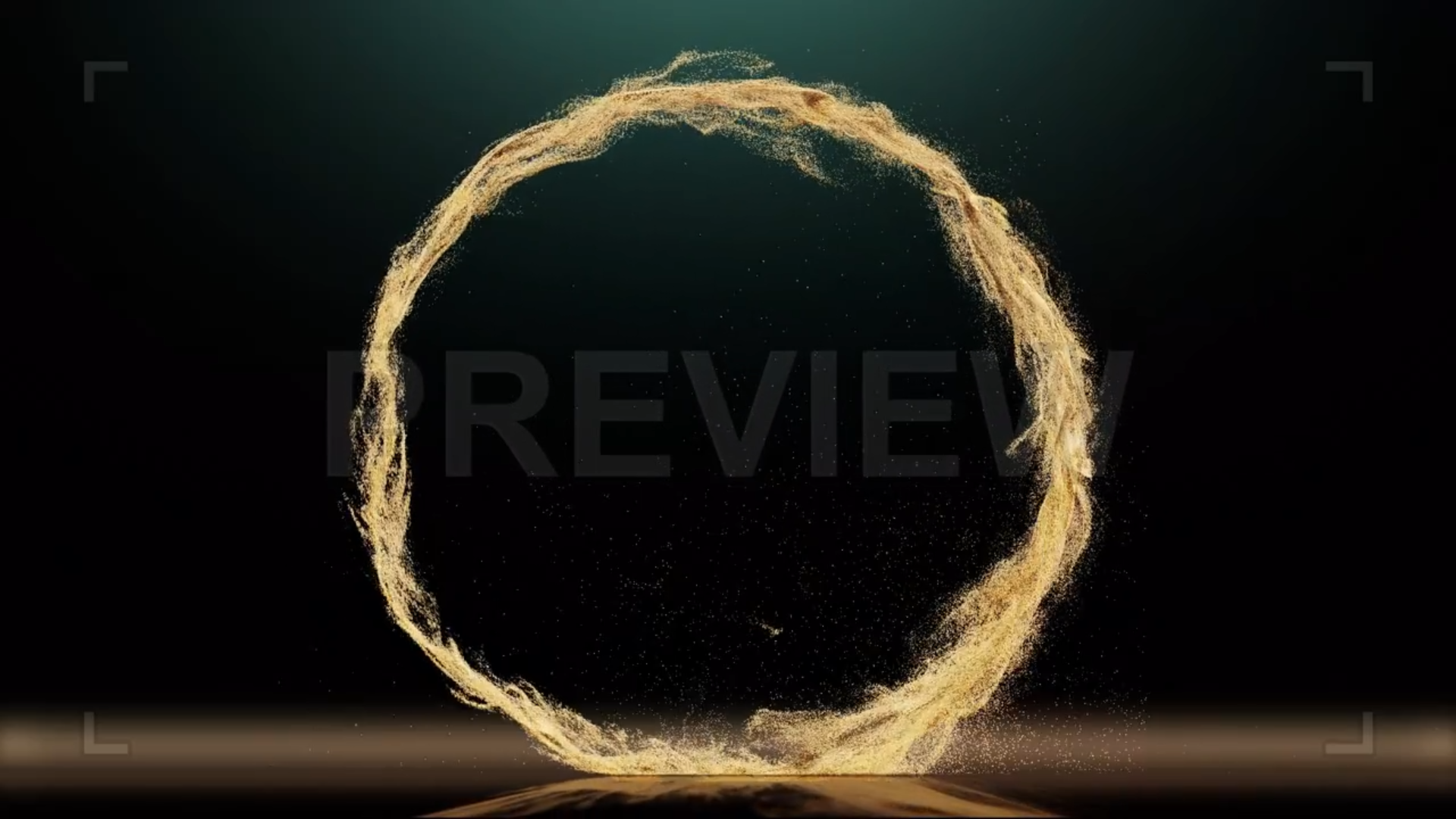 Sand Circle Logo Background Loop