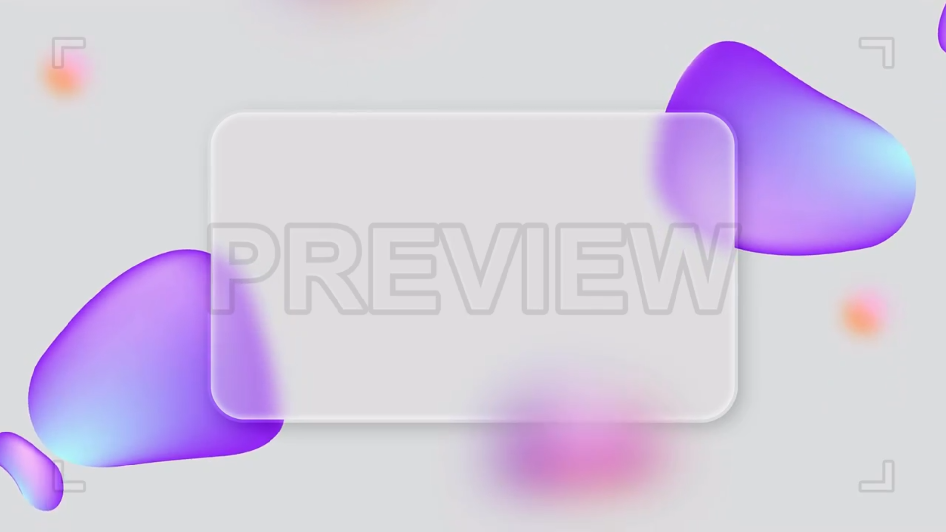 Transparent Banner Frame Loop | عالمكم